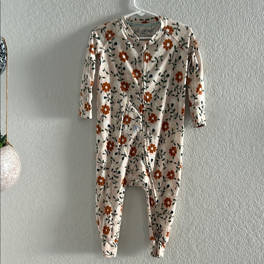 Loulou Lollipop Bamboo Floral Sleeper 18-24 Months